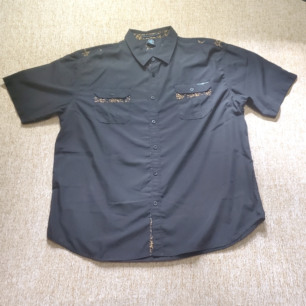 Enyce Men's Button Up Short Sleeve 4XL